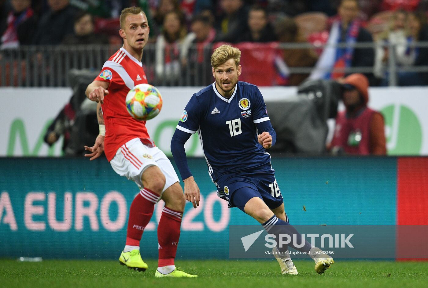 Russia Soccer Euro 2020 Qualifier Russia - Scotland
