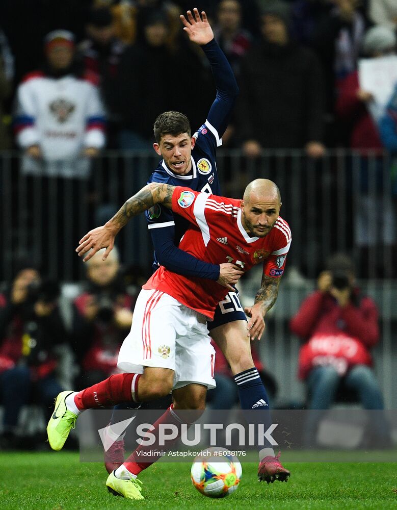 Russia Soccer Euro 2020 Qualifier Russia - Scotland