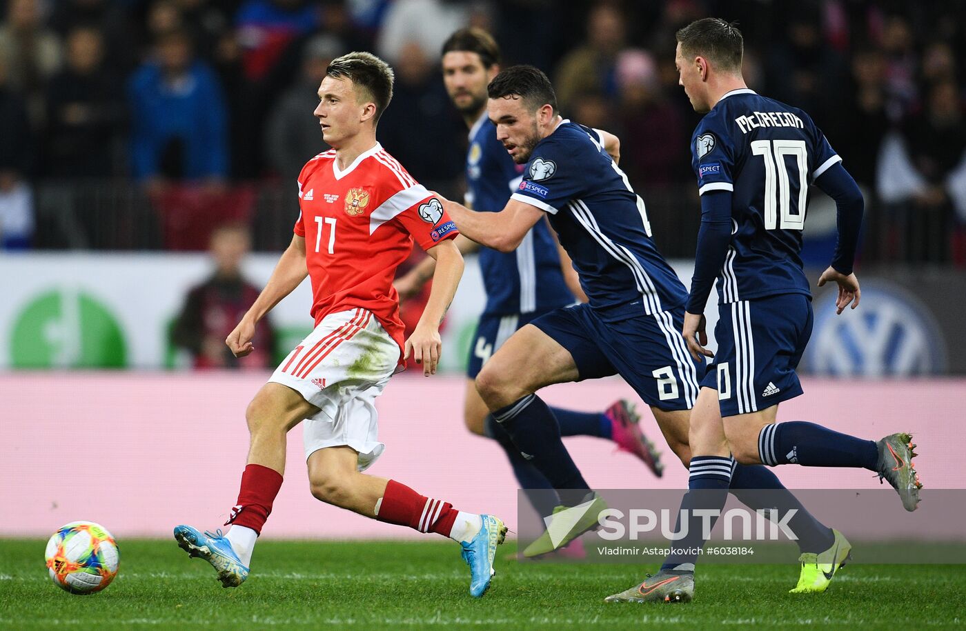Russia Soccer Euro 2020 Qualifier Russia - Scotland