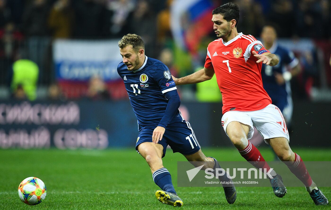Russia Soccer Euro 2020 Qualifier Russia - Scotland