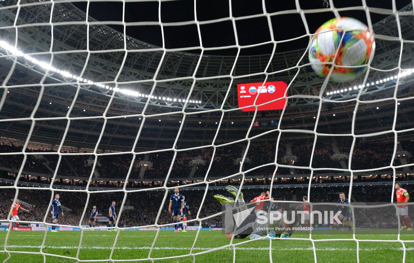 Russia Soccer Euro 2020 Qualifier Russia - Scotland