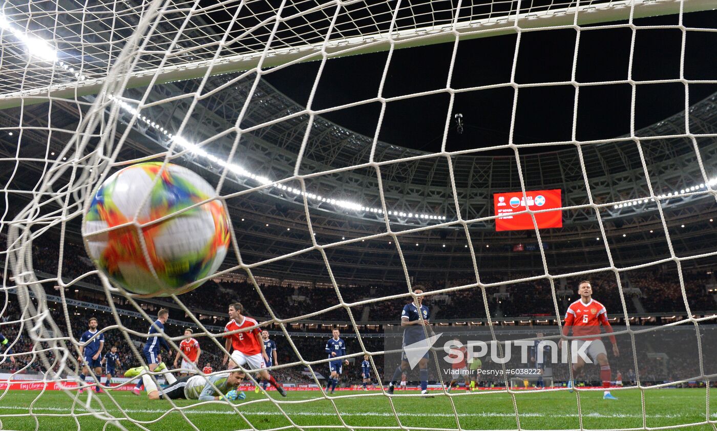 Russia Soccer Euro 2020 Qualifier Russia - Scotland