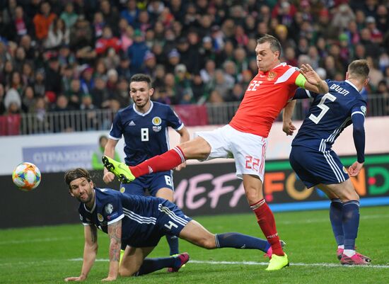 Russia Soccer Euro 2020 Qualifier Russia - Scotland
