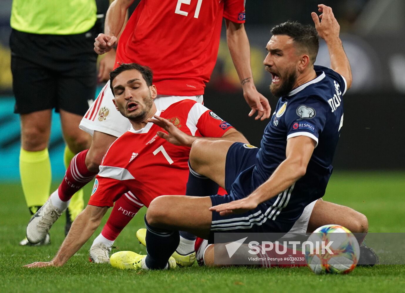 Russia Soccer Euro 2020 Qualifier Russia - Scotland