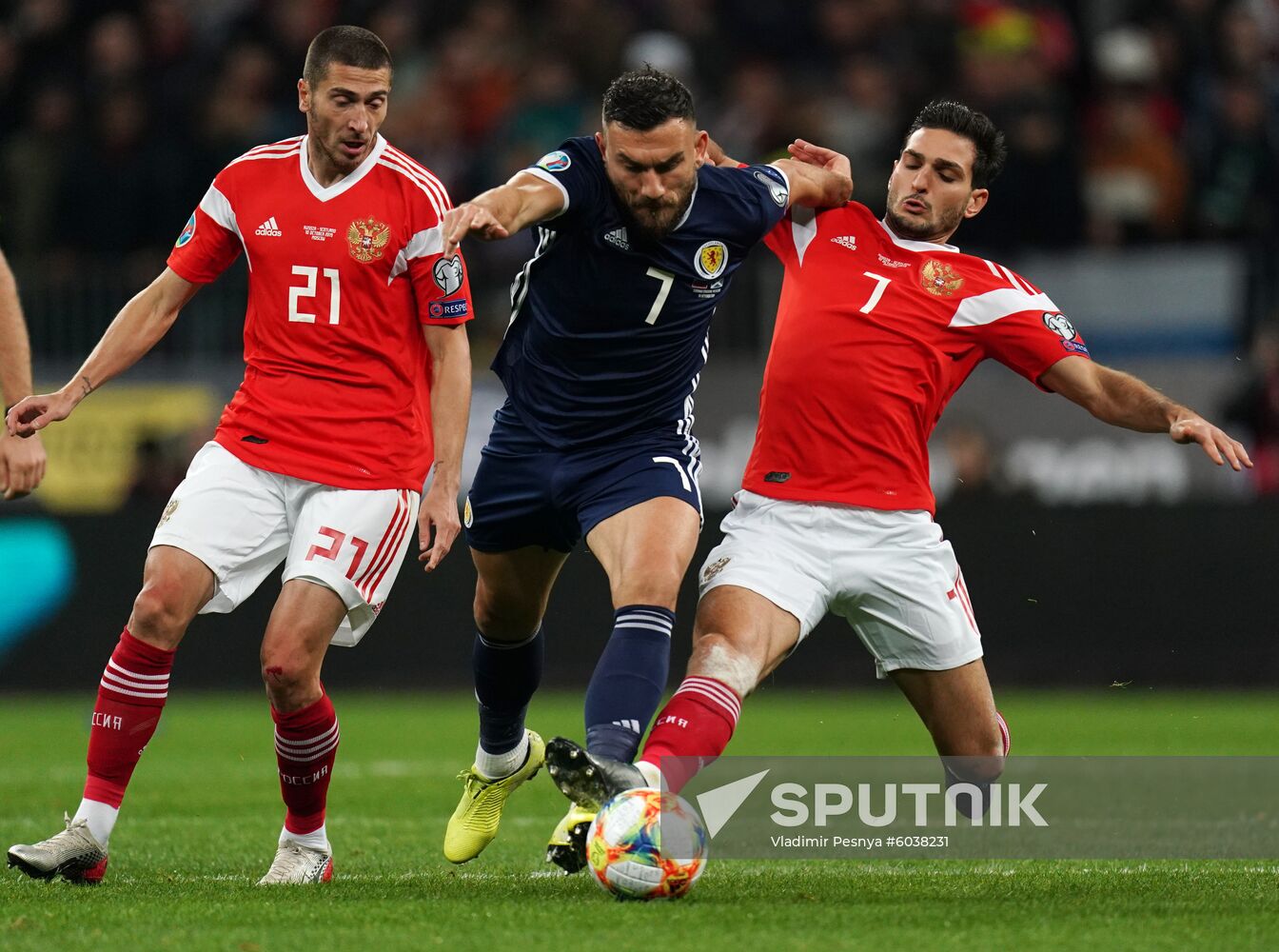 Russia Soccer Euro 2020 Qualifier Russia - Scotland