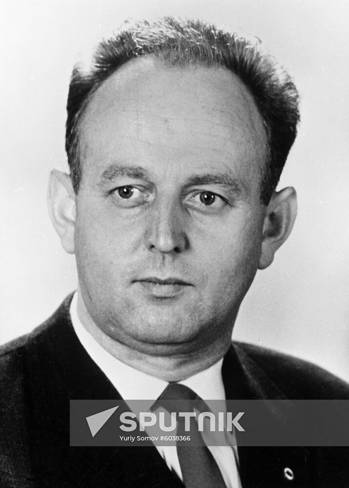 East German politician Gerhard Schuerer