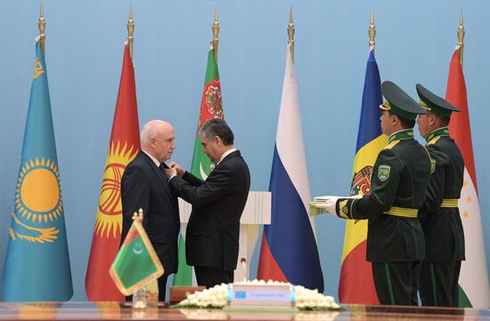Turkmenistan CIS Heads of State Summit