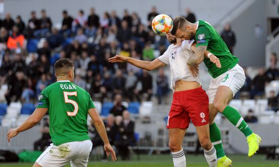 Georgia Soccer Euro 2020 Qualifier Georgia - Ireland