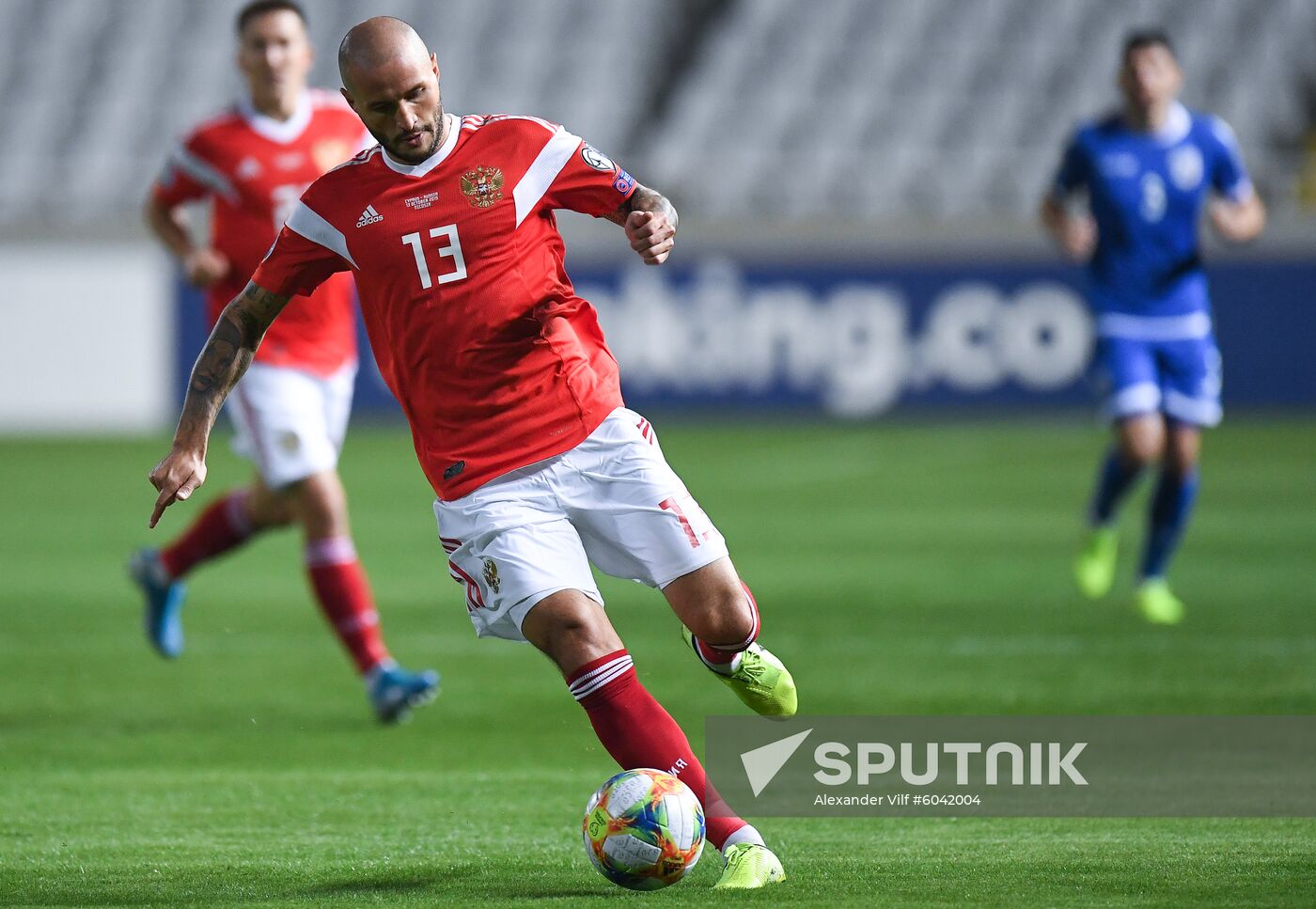 Cyprus Soccer Euro 2020 Qualifier Cyprus - Russia