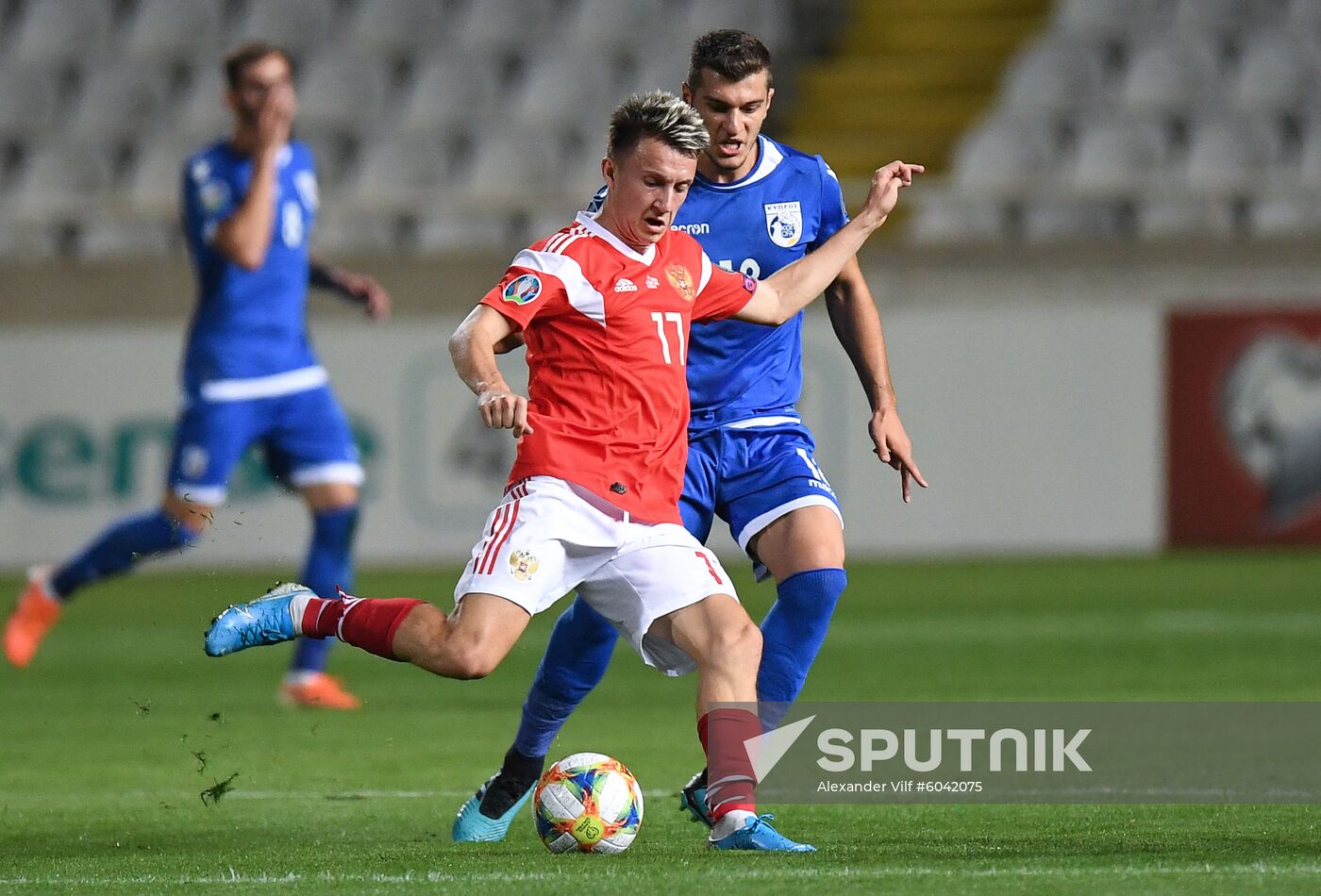 Cyprus Soccer Euro 2020 Qualifier Cyprus - Russia
