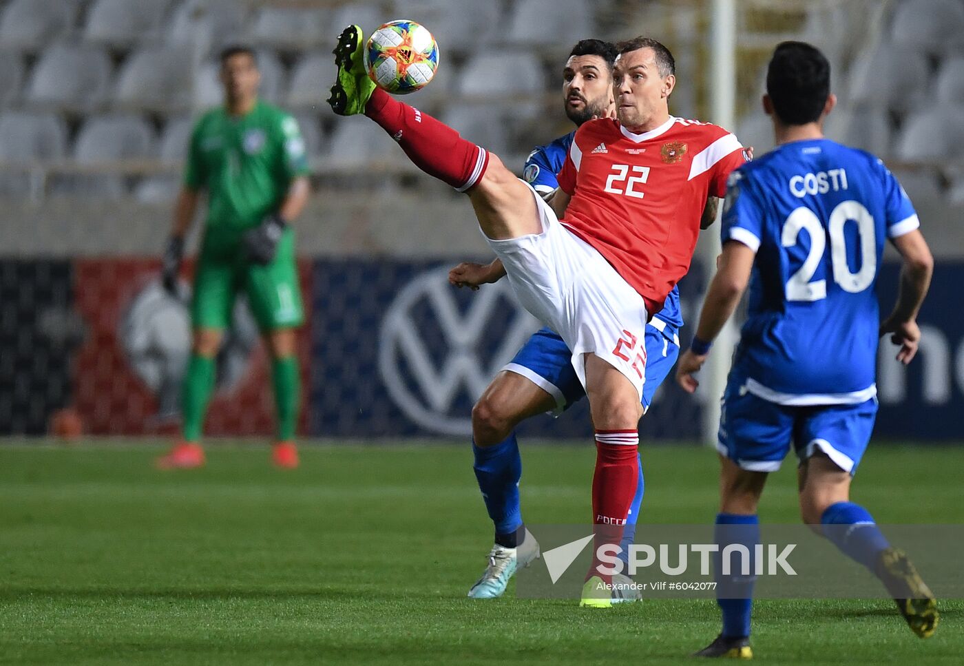 Cyprus Soccer Euro 2020 Qualifier Cyprus - Russia