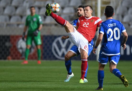 Cyprus Soccer Euro 2020 Qualifier Cyprus - Russia