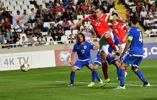 Cyprus Soccer Euro 2020 Qualifier Cyprus - Russia