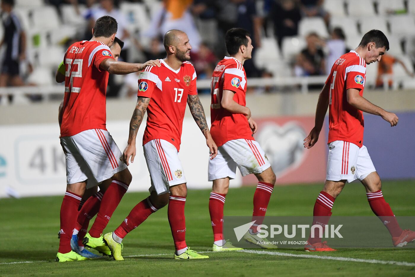 Cyprus Soccer Euro 2020 Qualifier Cyprus - Russia