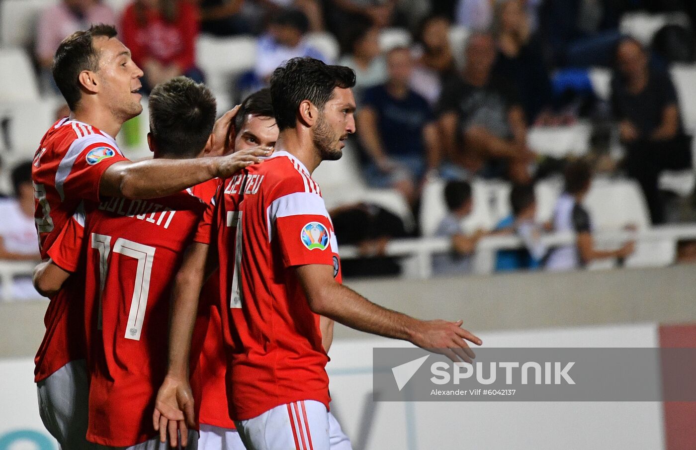 Cyprus Soccer Euro 2020 Qualifier Cyprus - Russia
