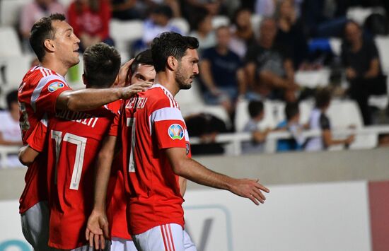 Cyprus Soccer Euro 2020 Qualifier Cyprus - Russia