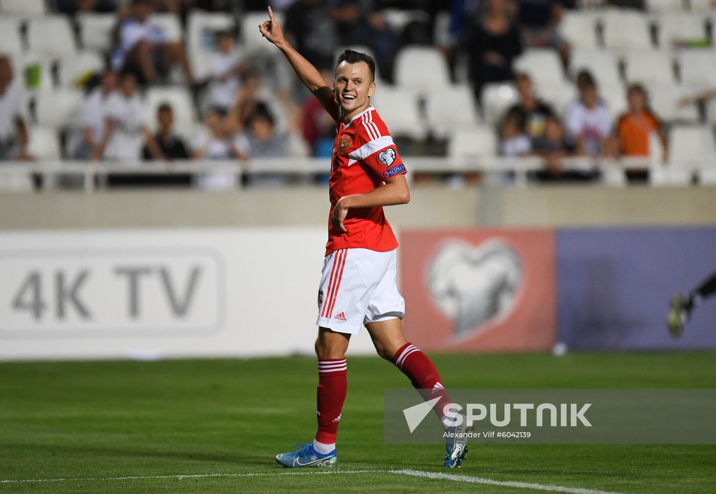 Cyprus Soccer Euro 2020 Qualifier Cyprus - Russia