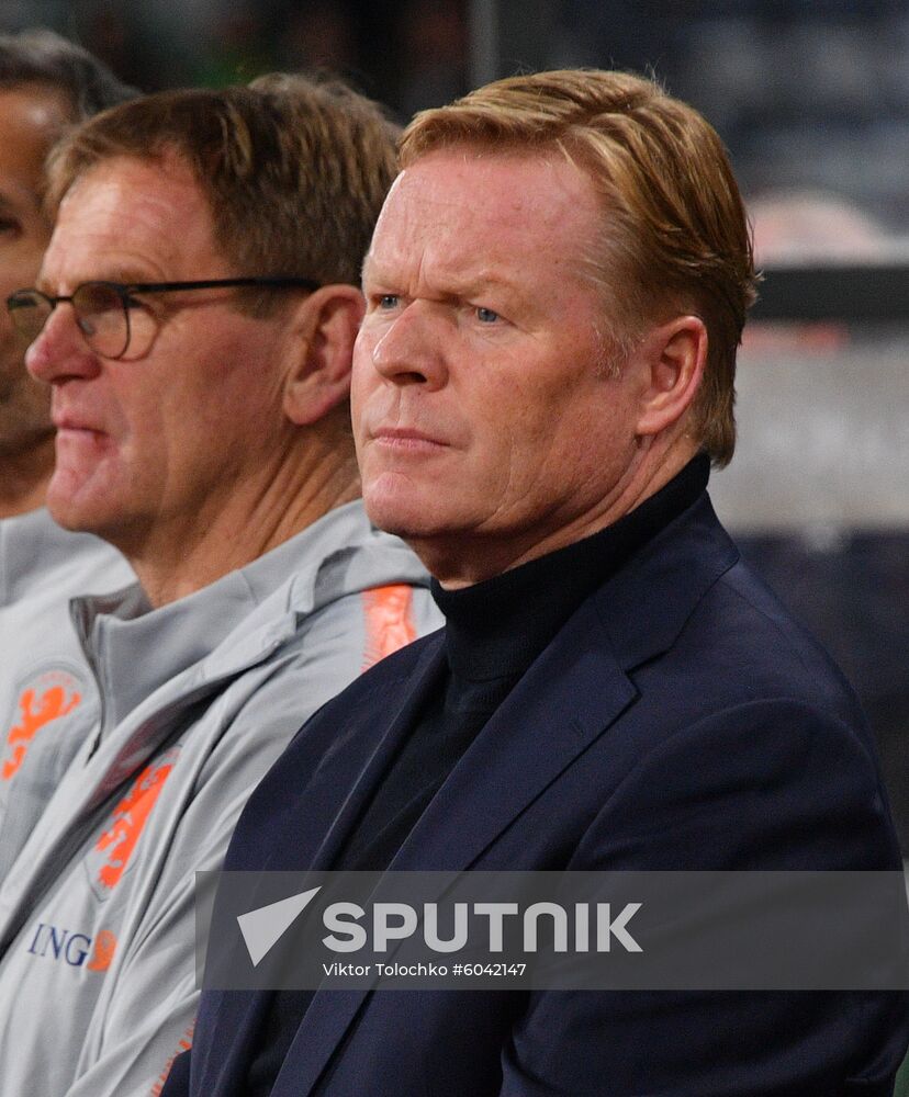 Belarus Soccer Euro 2020 Qualifier Belarus - Netherlands