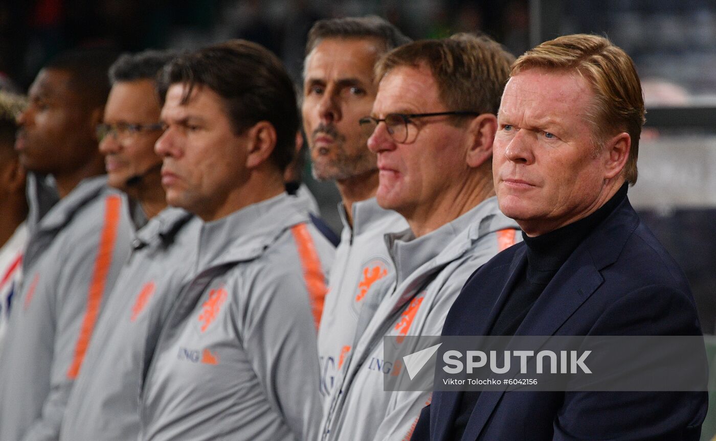 Belarus Soccer Euro 2020 Qualifier Belarus - Netherlands