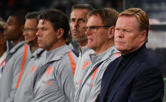 Belarus Soccer Euro 2020 Qualifier Belarus - Netherlands
