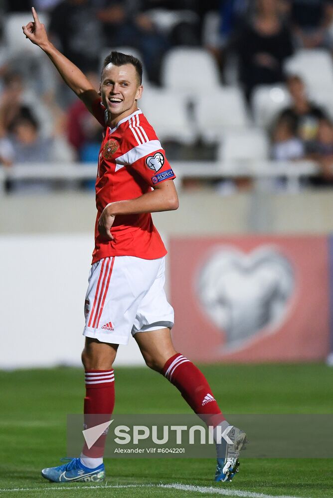 Cyprus Soccer Euro 2020 Qualifier Cyprus - Russia