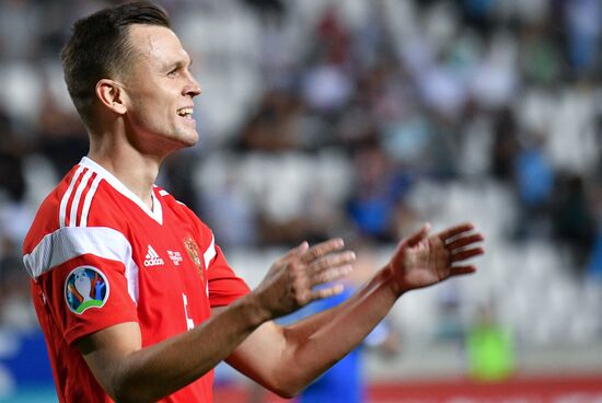 Cyprus Soccer Euro 2020 Qualifier Cyprus - Russia