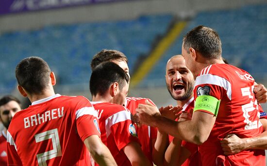 Cyprus Soccer Euro 2020 Qualifier Cyprus - Russia