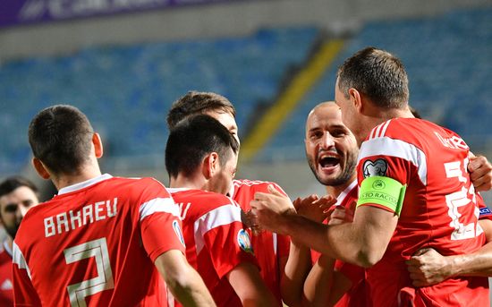 Cyprus Soccer Euro 2020 Qualifier Cyprus - Russia