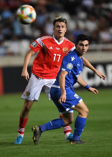 Cyprus Soccer Euro 2020 Qualifier Cyprus - Russia