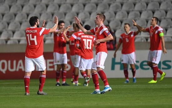 Cyprus Soccer Euro 2020 Qualifier Cyprus - Russia