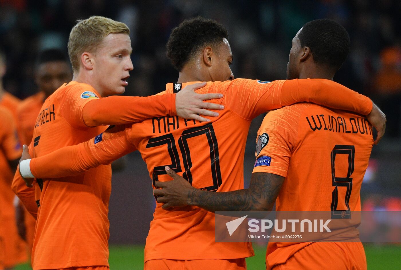 Belarus Soccer Euro 2020 Qualifier Belarus - Netherlands