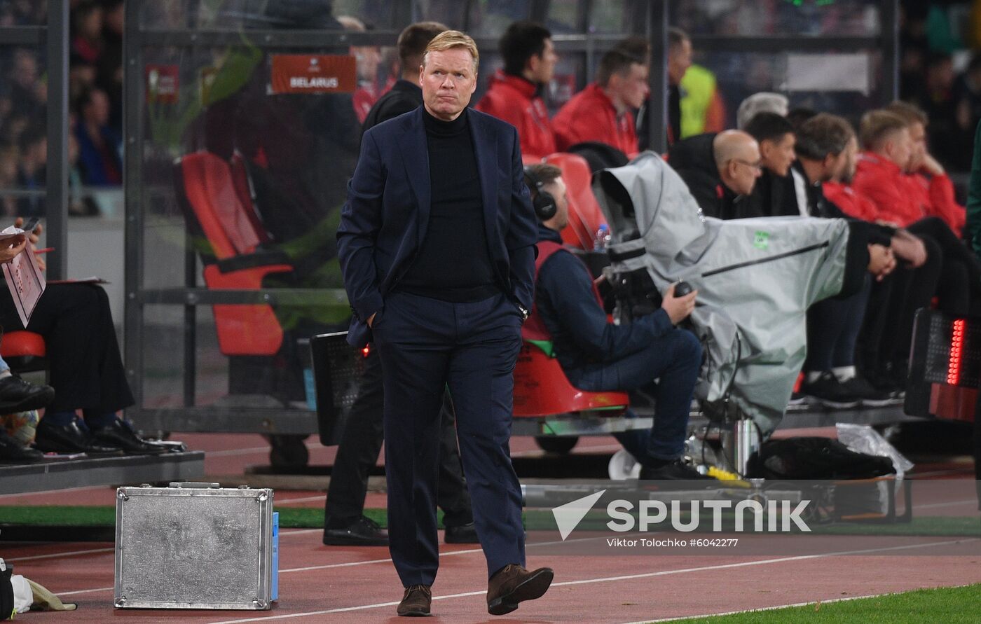 Belarus Soccer Euro 2020 Qualifier Belarus - Netherlands