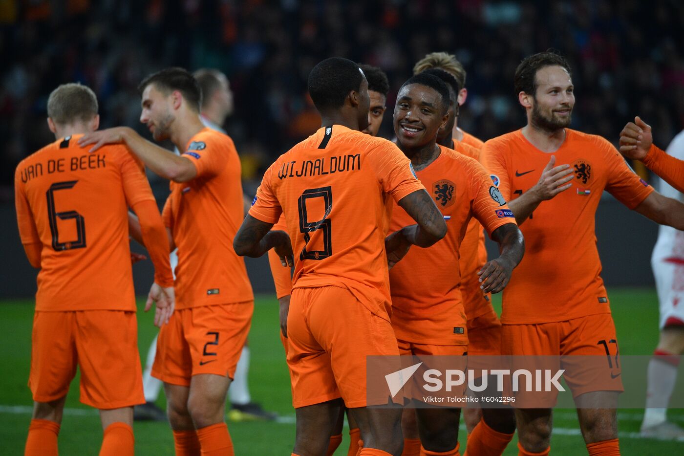 Belarus Soccer Euro 2020 Qualifier Belarus - Netherlands
