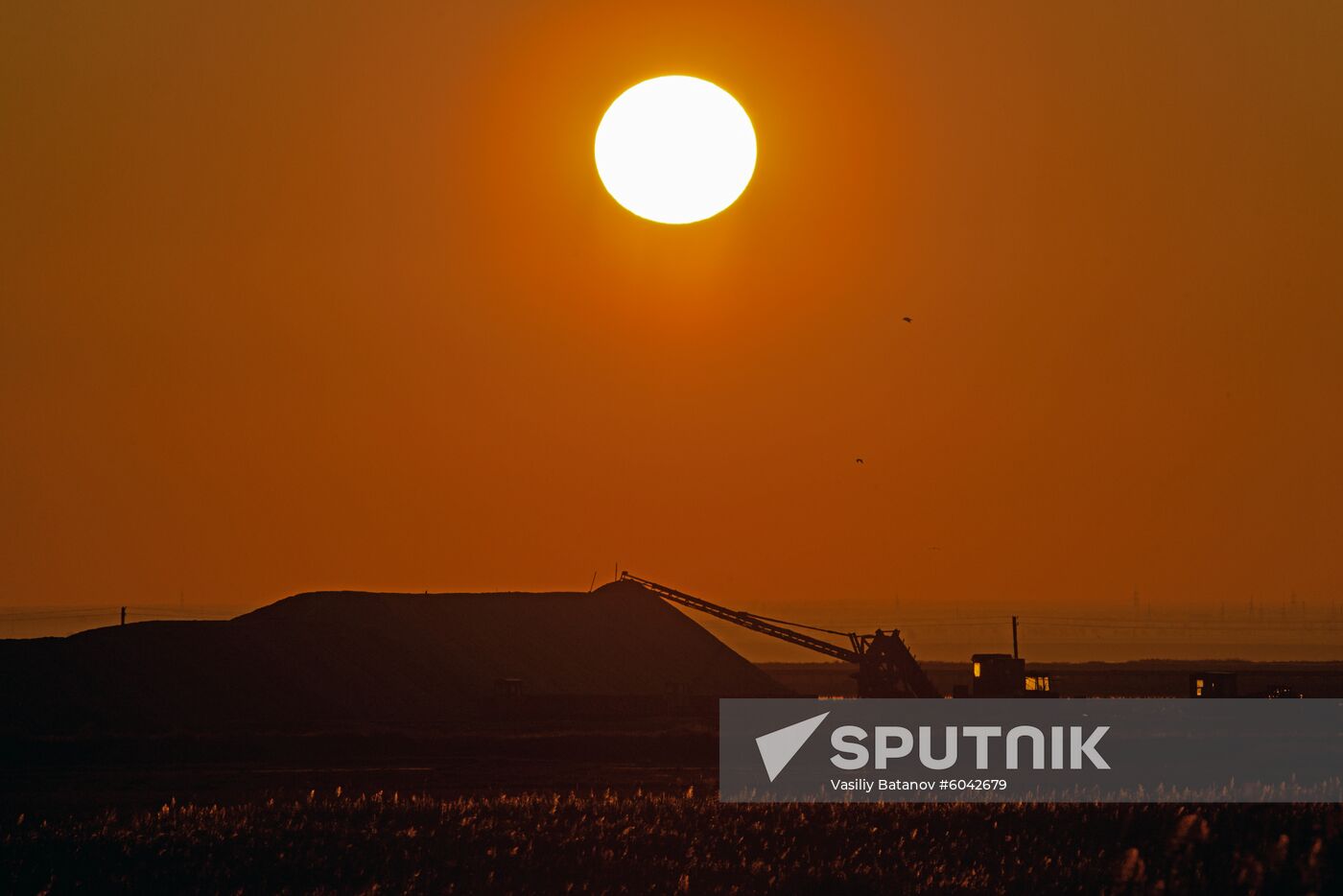 Russia Crimea Salt Harvesting