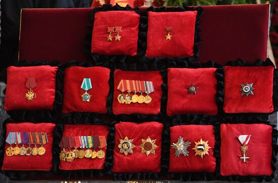 Russia Soviet Cosmonaut Leonov Funeral