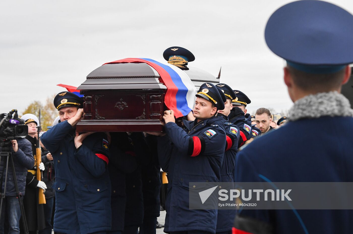 Russia Soviet Cosmonaut Leonov Funeral