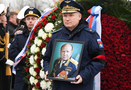 Russia Soviet Cosmonaut Leonov Funeral