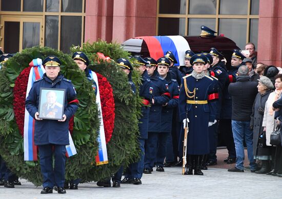 Russia Soviet Cosmonaut Leonov Funeral