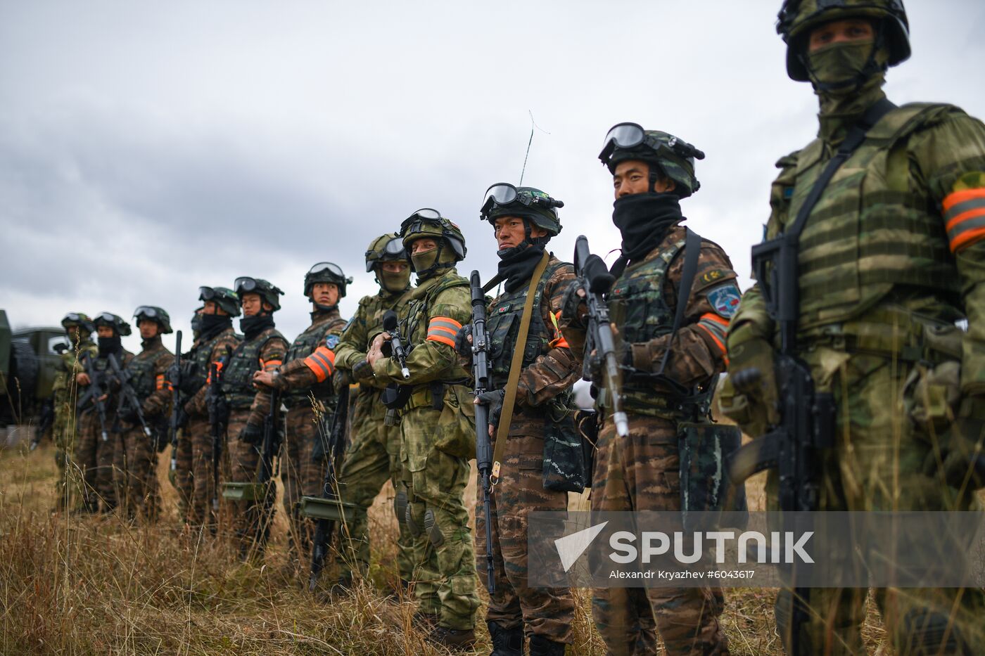 Russia China Drills