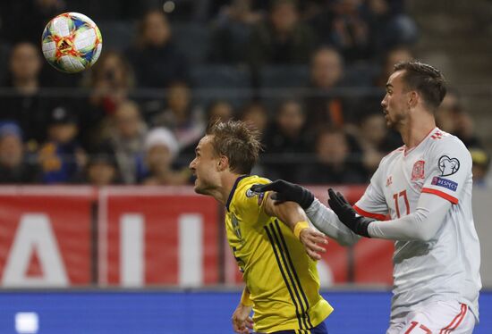 Sweden Soccer Euro 2020 Qualifier Sweden - Spain