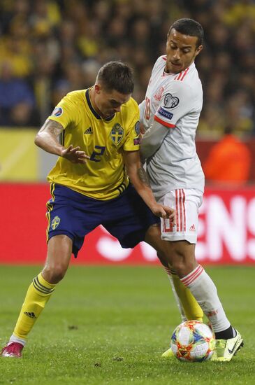 Sweden Soccer Euro 2020 Qualifier Sweden - Spain