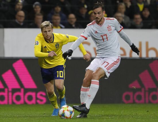 Sweden Soccer Euro 2020 Qualifier Sweden - Spain
