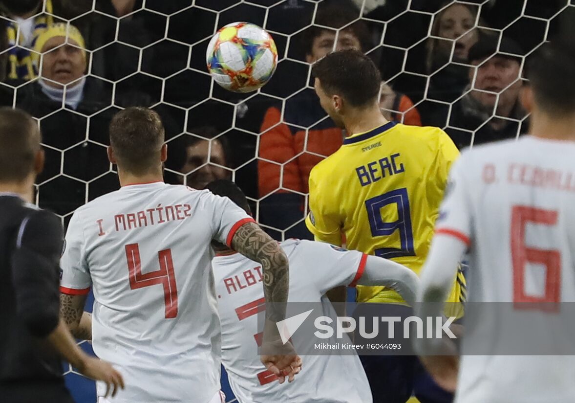 Sweden Soccer Euro 2020 Qualifier Sweden - Spain