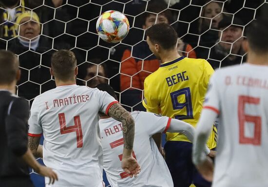 Sweden Soccer Euro 2020 Qualifier Sweden - Spain