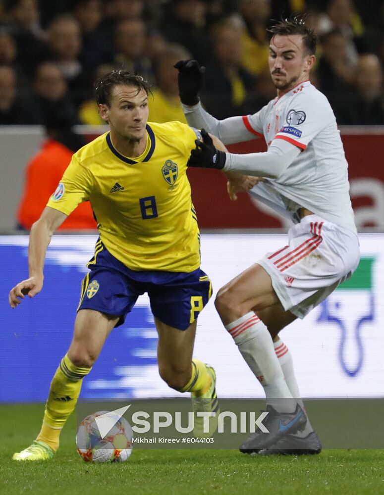 Sweden Soccer Euro 2020 Qualifier Sweden - Spain