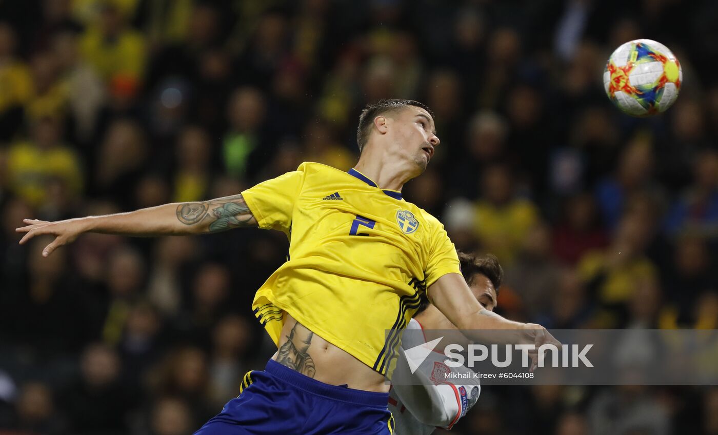 Sweden Soccer Euro 2020 Qualifier Sweden - Spain