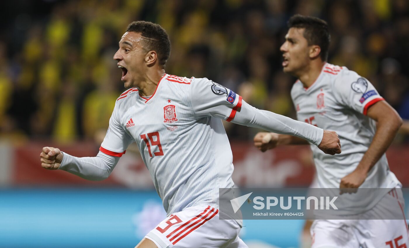 Sweden Soccer Euro 2020 Qualifier Sweden - Spain