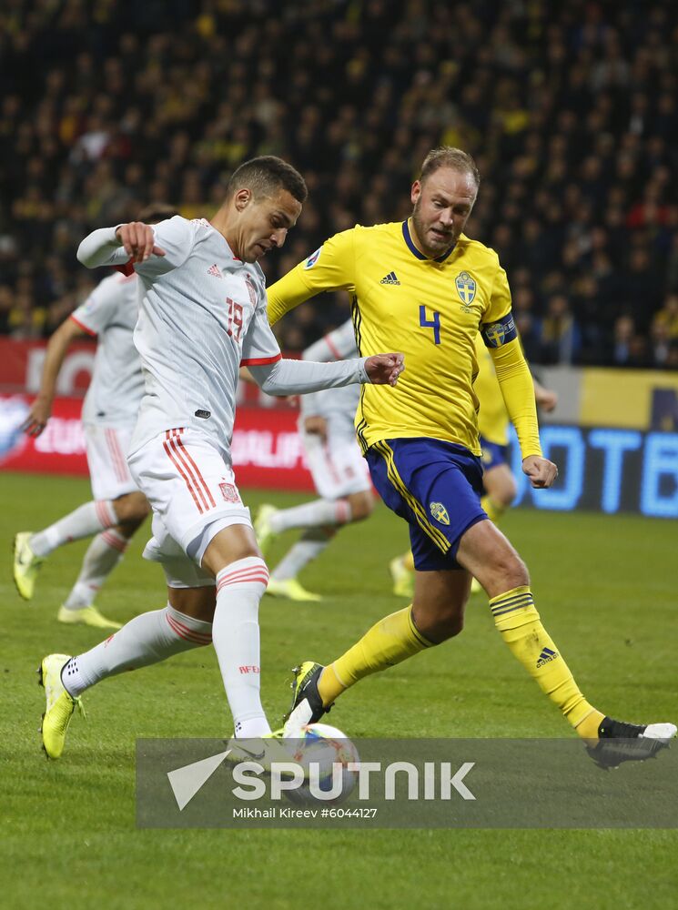 Sweden Soccer Euro 2020 Qualifier Sweden - Spain