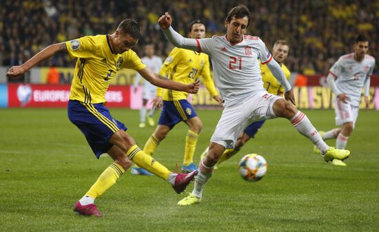 Sweden Soccer Euro 2020 Qualifier Sweden - Spain