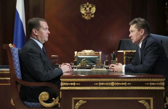 Russia Medvedev Gazprom